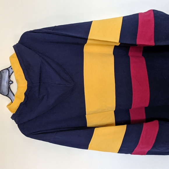 Ivy Club Men's Stripe Hooded Sweatshirt - Picture 4 of 4